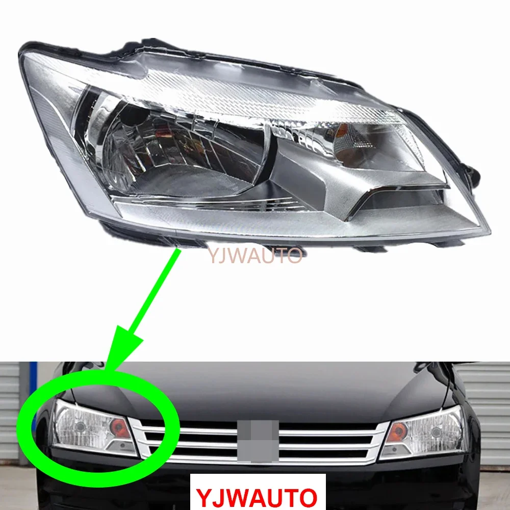 For VW Santana Quantum Carat 2013 2014 2015 Headlights Car Headlamp Assembly Daytime Running Light Auto Whole Car Light Assembly