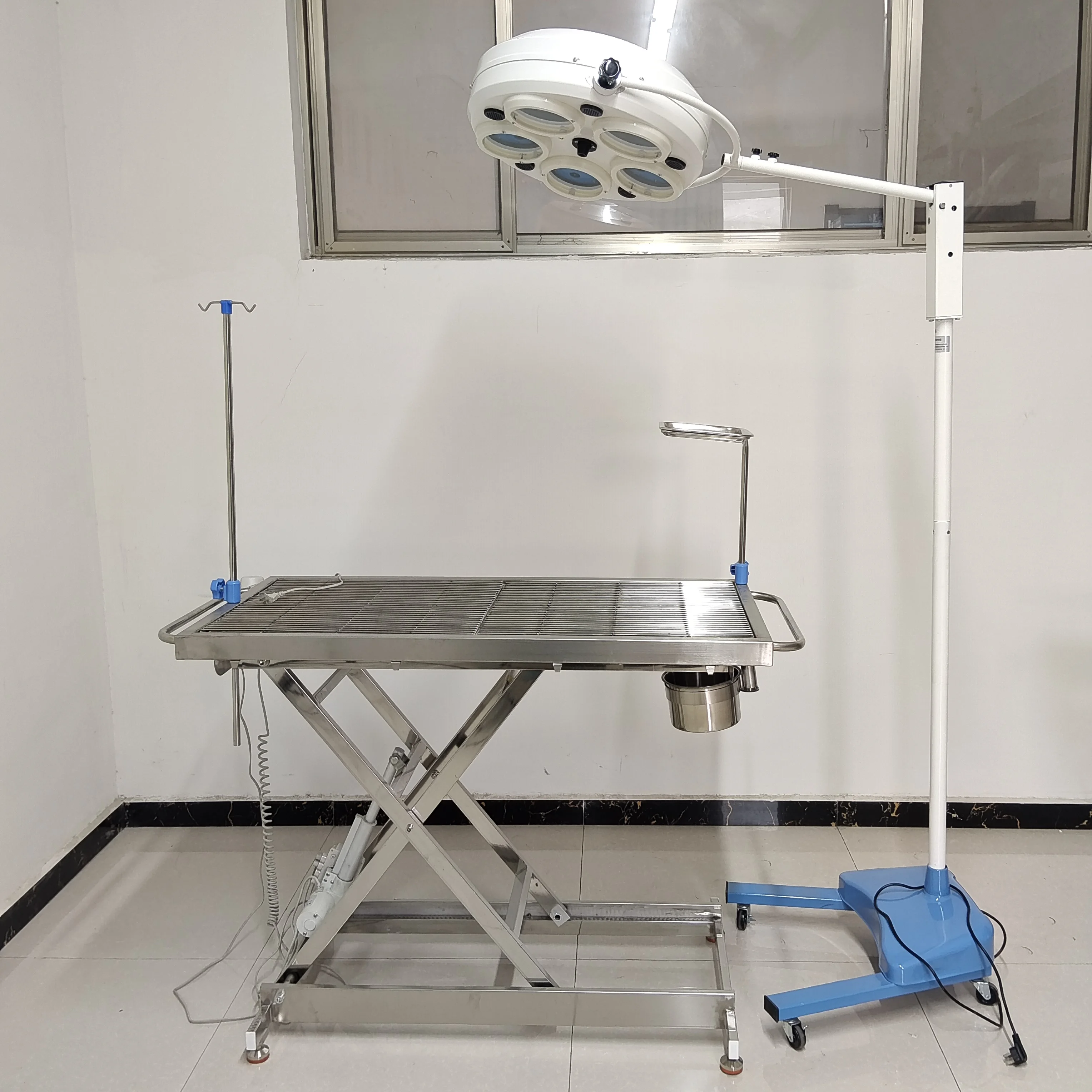 Durable professional veterinary surgery lift table, animal pet operating table, stainless steel hydraulic electric ISO13485