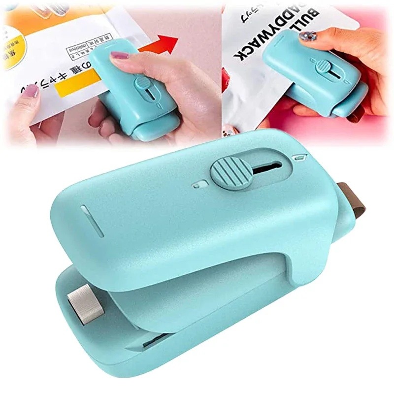 Mini Heat Bag Sealing Machine Bag Sealer Plastic Food Bag Closure Portable Sealer Packing Kitchen Accessories Without Battery