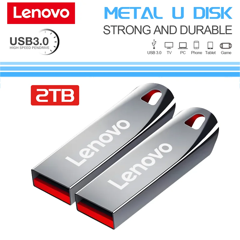 

Lenovo 1TB 128GB Metal Pendrive Blazing Crypto Wallet 2TB USB3.0 Flash Drive Turbo Smart Mirror 256GB U Disk Rapid BIM Files