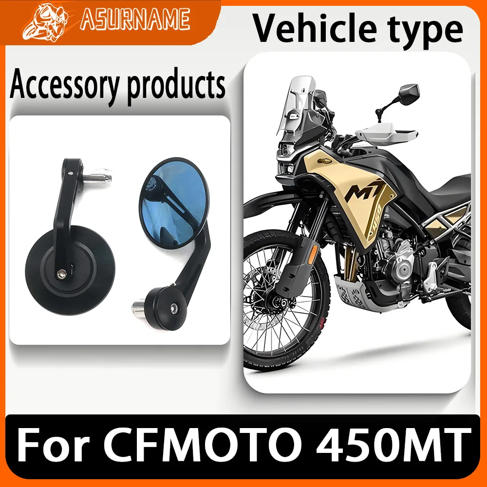 

FOR CFMOTO 450MT 450 MT Motorcycle Rearview Mirror Handlebars Rearview Mirror Retro Handlebars Side Mirror Accessories
