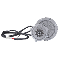 450W 24V Electric Bike Metal Gear Reduction Electric Brush DC Motor Accessory 9 Tooth Sprocket for 410 Chains for Bike DIY