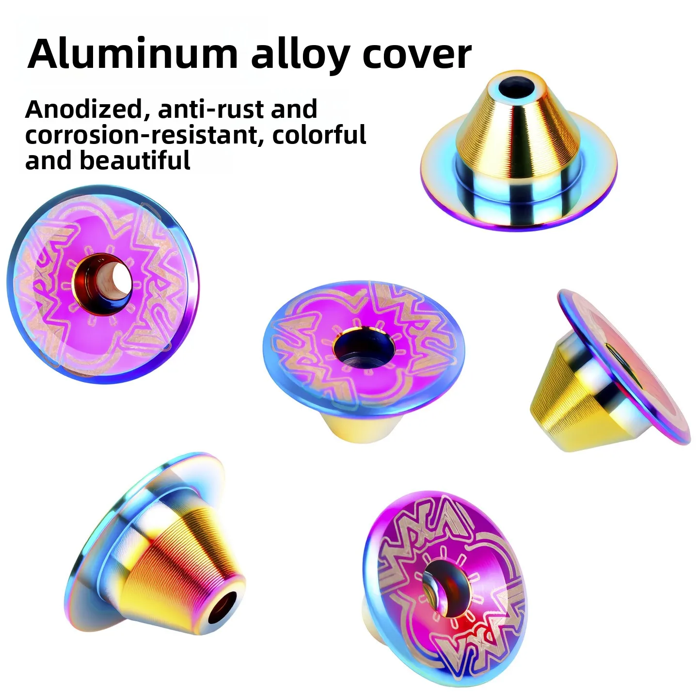 Manillar de bicicleta de carretera, manillares de codo, bloqueo de expansión de aleación de aluminio, manillares de montaña, tapones, accesorios de cubierta de enchufe