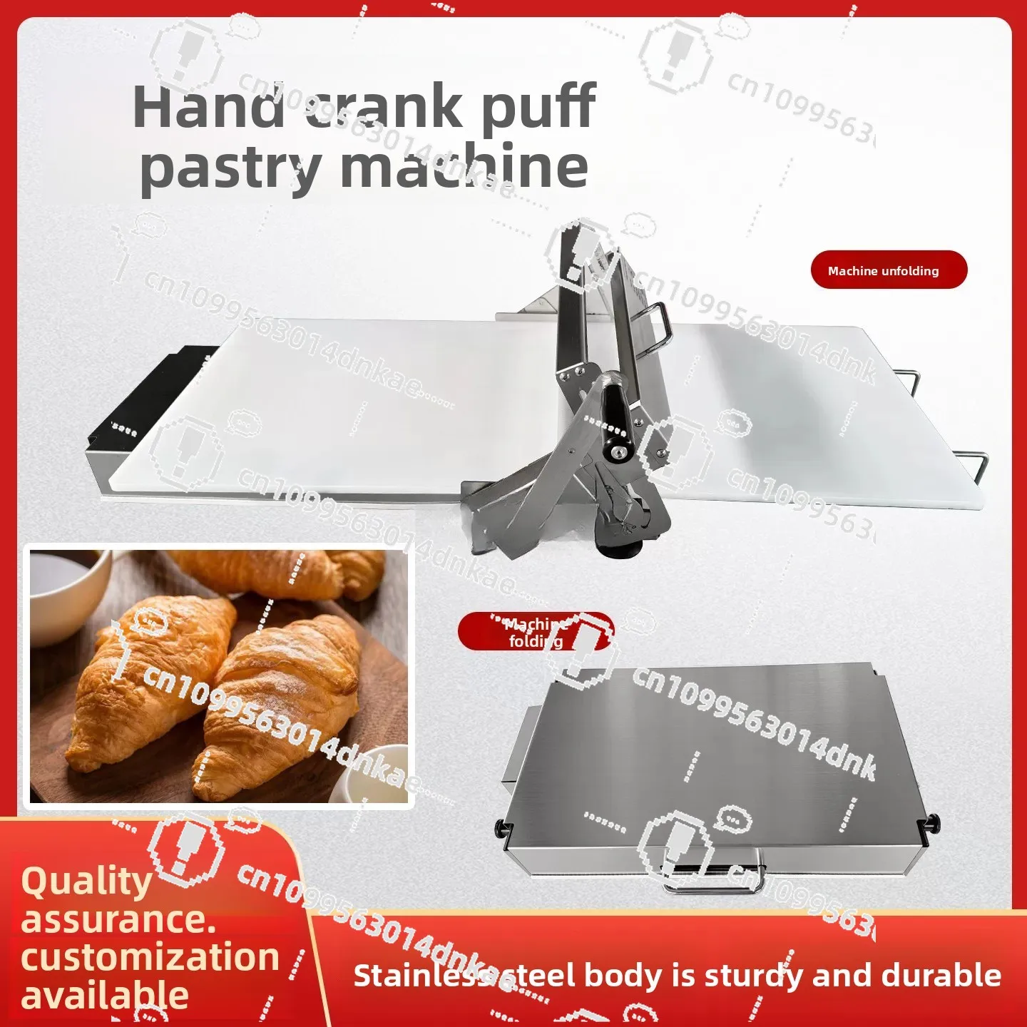 Hand Crank Machine Commercial Baking Equipment Accurate Scale Foldable Design Simple Operation Quick Baking Equipment