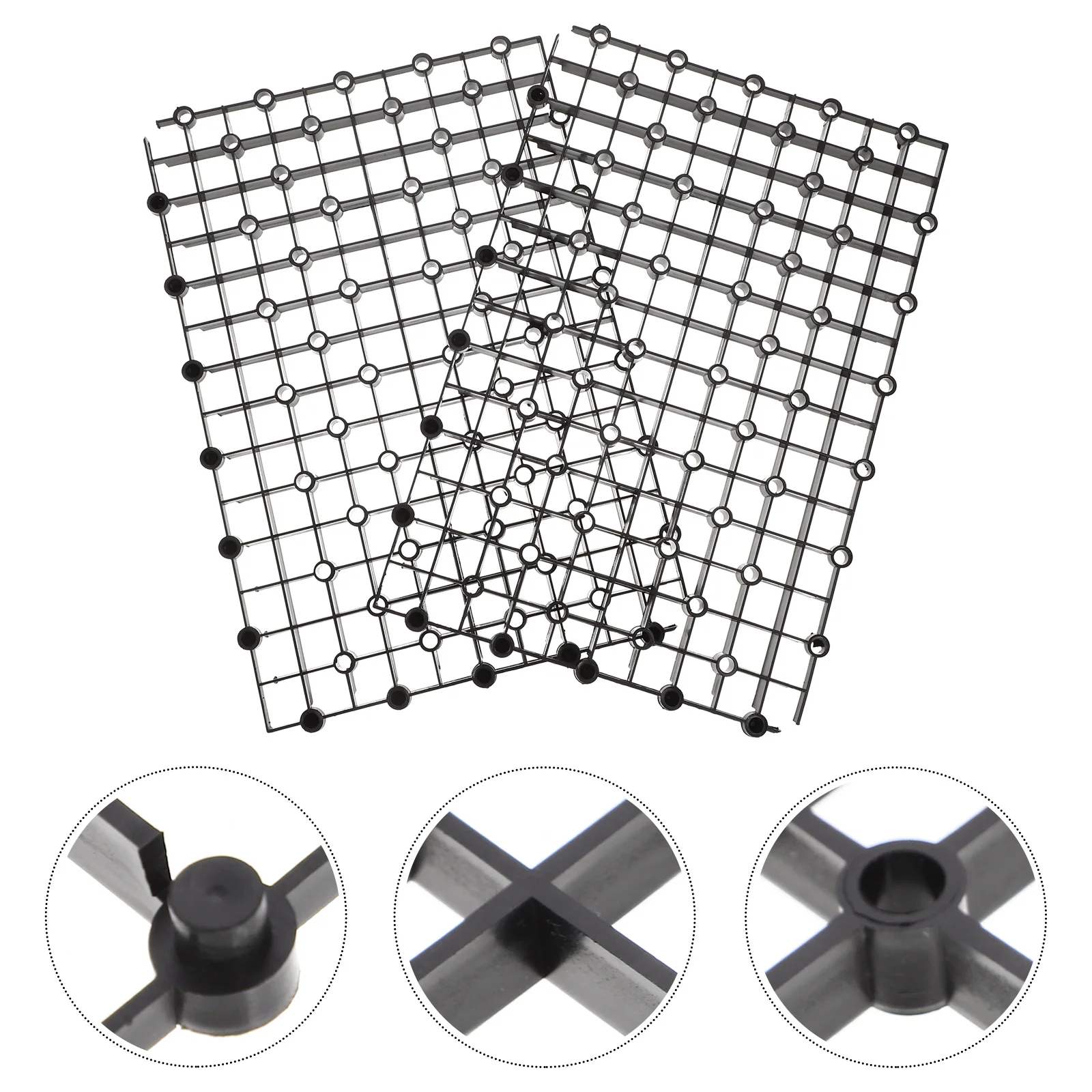 

2pcs Aquarium Plate Bottom Gravel Filter System Diy Fish Wear-Resistant Tank Divider Professional Gravel Filter Board Plastic