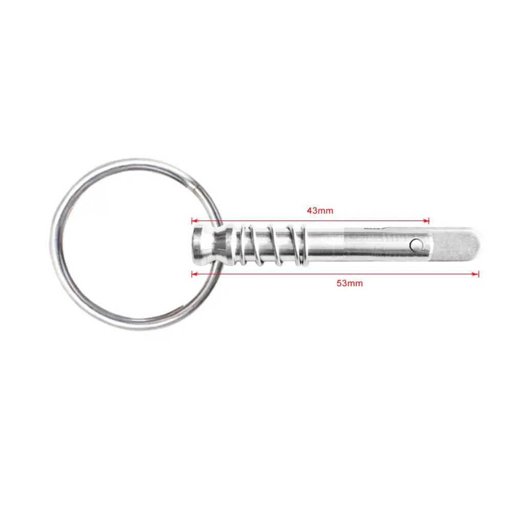 

316 Stainless Steel Quick Release Pin Deck Hinge Boat Hardware Fitting Marine Accessory for Bimini Top Installation