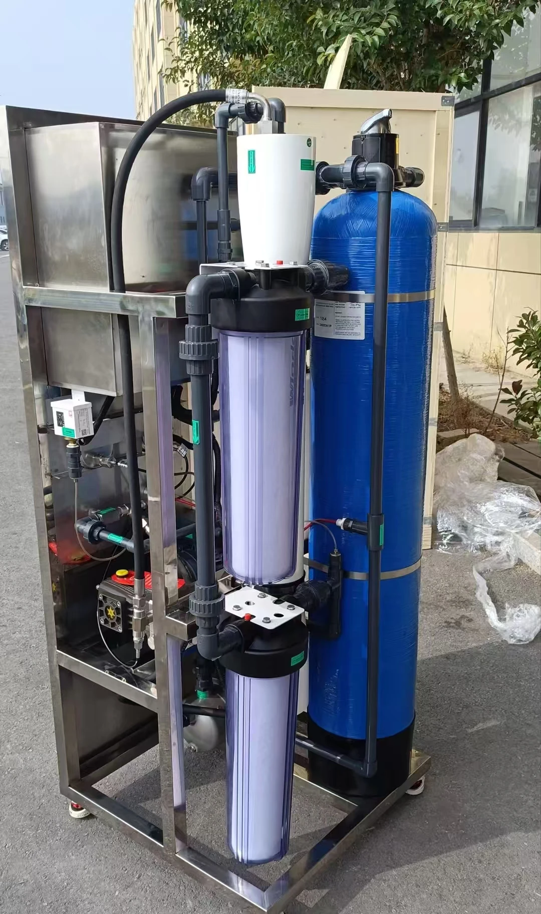 Small Boat Watermaker Seawater Desalination Equipment Reverse Osmosis System 3000LPD Portable Desalinator for Yacht Marine