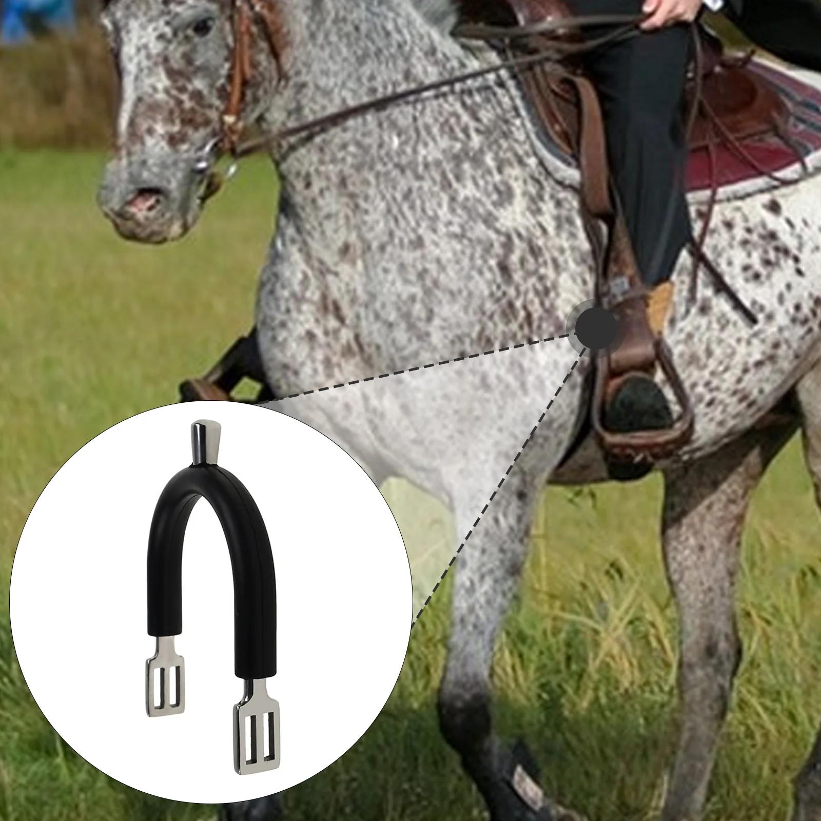 2 uds montar a caballo, accesorios de equipo ecuestre cubiertos de goma de competición, decoración de bota de caballo tipo inglés para hombres