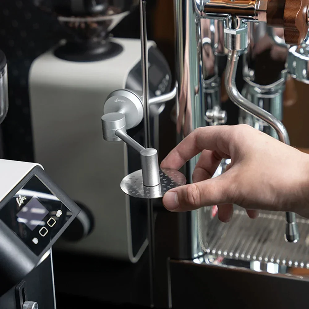 

51-58mm Universal Coffee Filter Storage Rack Secondary Water Distribution Network Automatic Adsorption Bracket Coffee Utensils