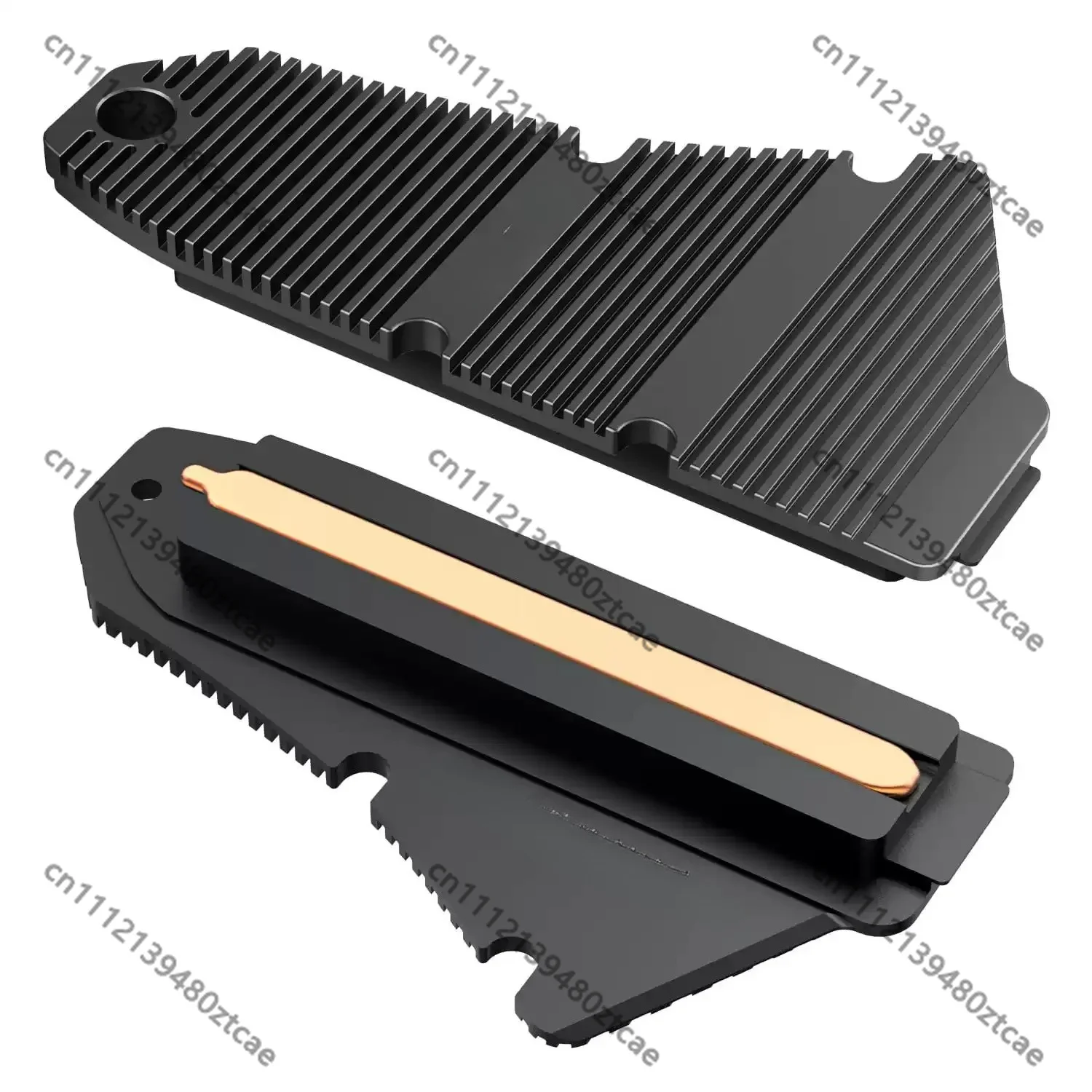all‑aluminum-integrated-radiator-compatible-with-game-console-internal-solid-state-drive-hardware-replacement-spare-parts