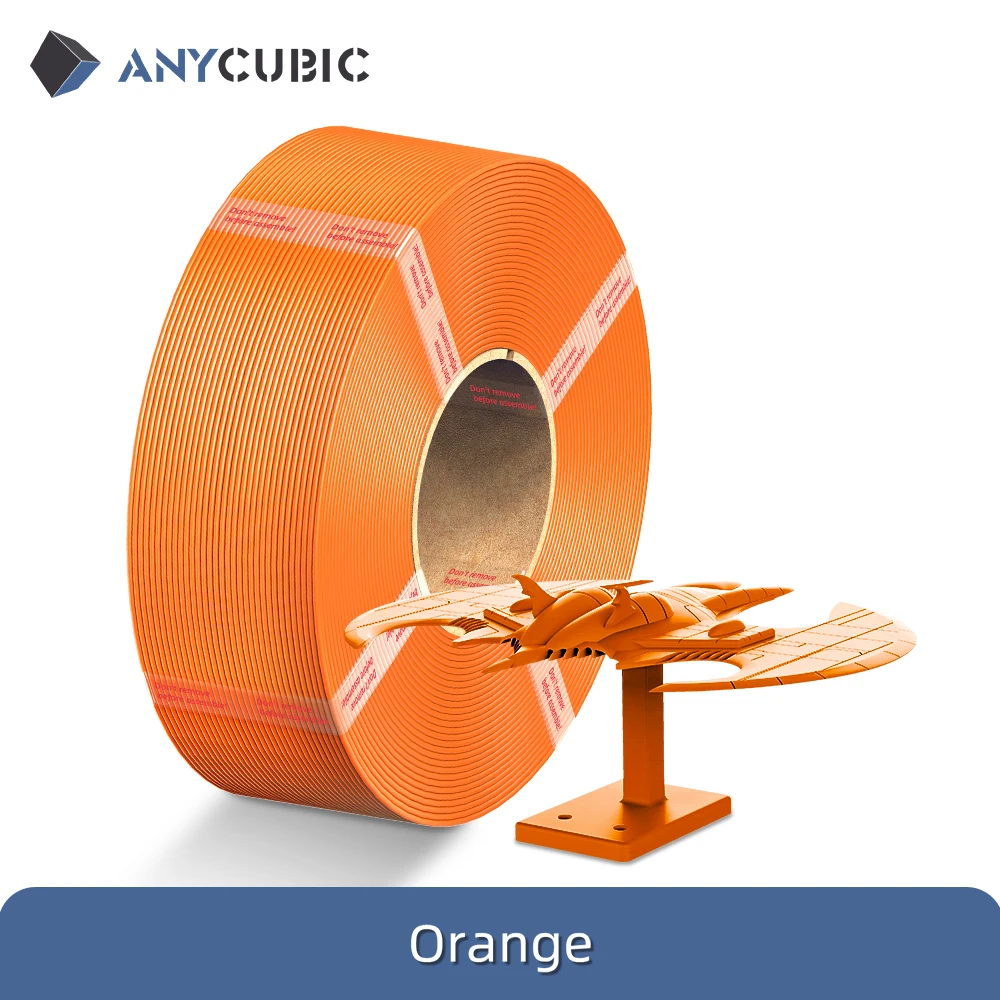 ANYCUBIC Nachfüll-PETG-Filament Ohne Spule 1,75mm PETG 3D-Drucker-Filament Langlebiges Buntes 3D-Druckmaterial Kunststoff für Spielzeug