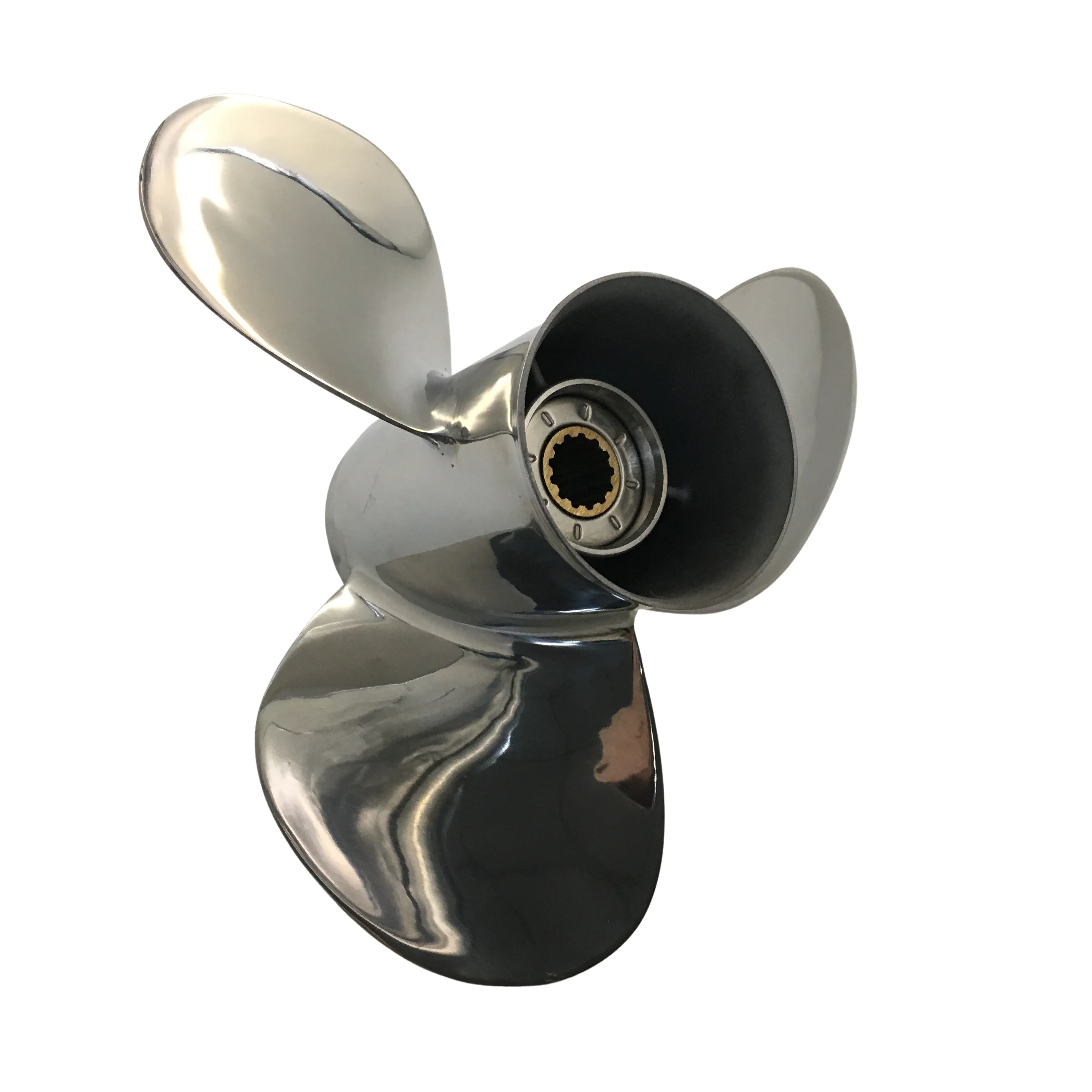 Boat Propeller 11 1/4X14 for Mercury 40HP-60HP 3 Blades Stainless Steel Prop SS 13 Tooth RH