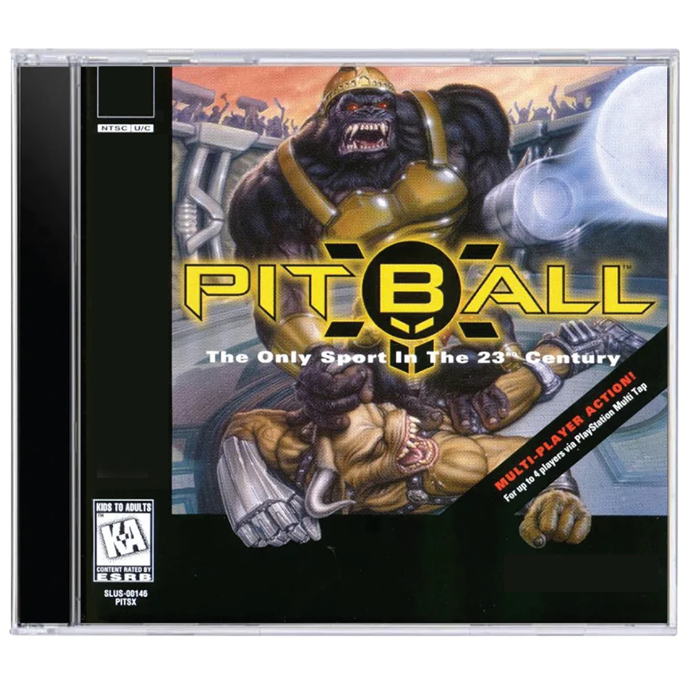 

PS1 Pitball With Manual Disc Copy Game Unlock Console Station1 Retro Optical Driver Video Game Parts