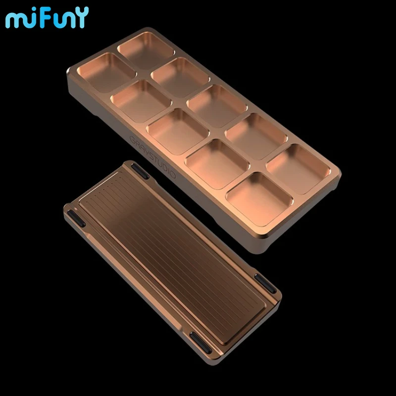 

MiFuny Metal Keycap Storage Case Custom Personalized Dust Box for Resin Aluminum Keycap Desktop Decoration Gaming Accessories