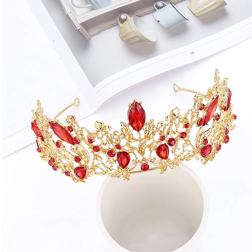 

Свадебная тиара-корона для невесты, хрустальный головной убор из сплава, элегантный блестящий аксессуар для волос для помолвки и свадебной церемонии