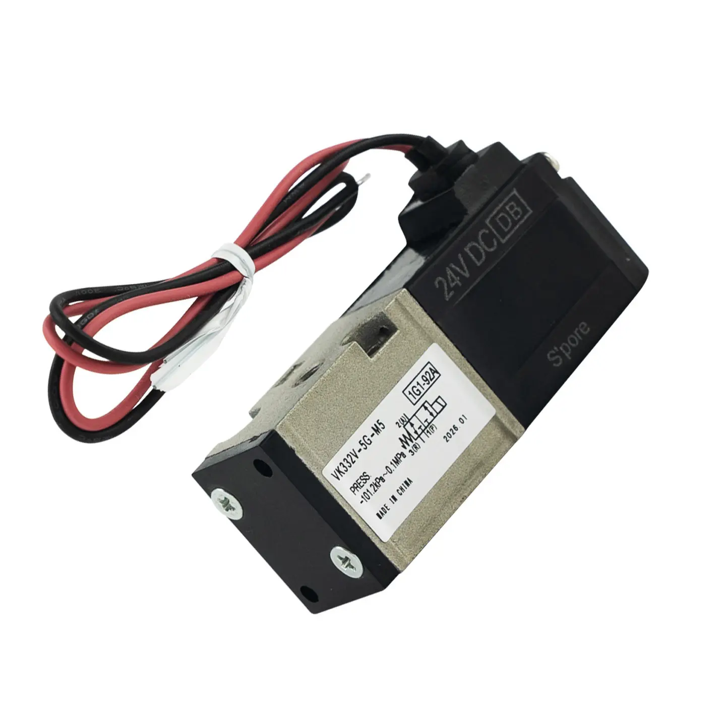 2 Position 3 Port 24V Pneumatic Solenoid Valve VK332-5G-M5/01 Vacuum High-Frequency VK332V-5G-01/M5