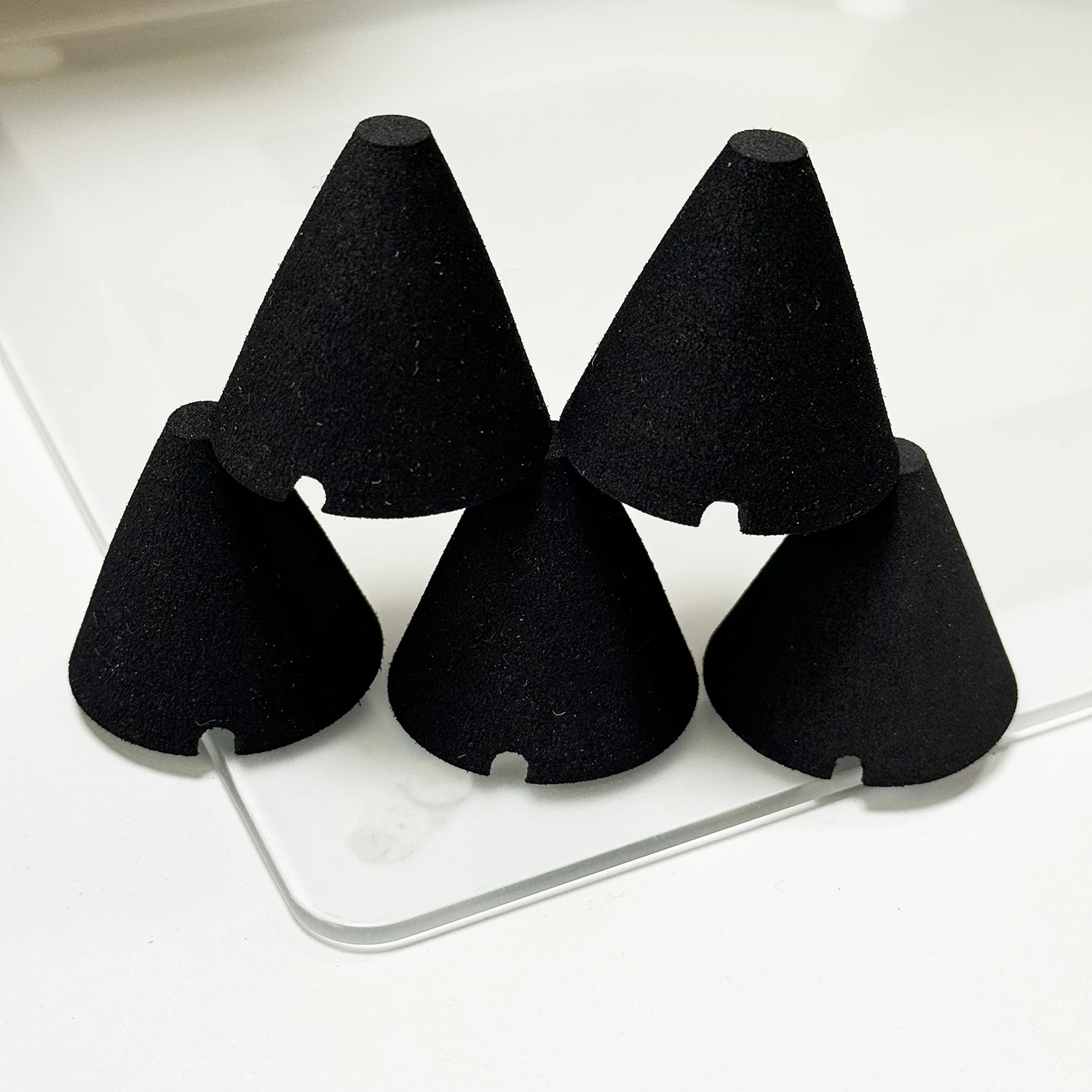 5pcs Electronic Drum Trigger Sponge Cone cushion Compatible With  Roland PD125 PD105 PD128 PD108 PD85 PDX100 1.38*1.46inch
