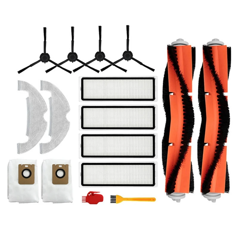 แปรงถูพื้นด้านข้างหลักของตัวกรอง HEPA สำหรับหุ่นยนต์ L10ไม้ถูพื้นสุญญากาศสำหรับ Dreame Bot