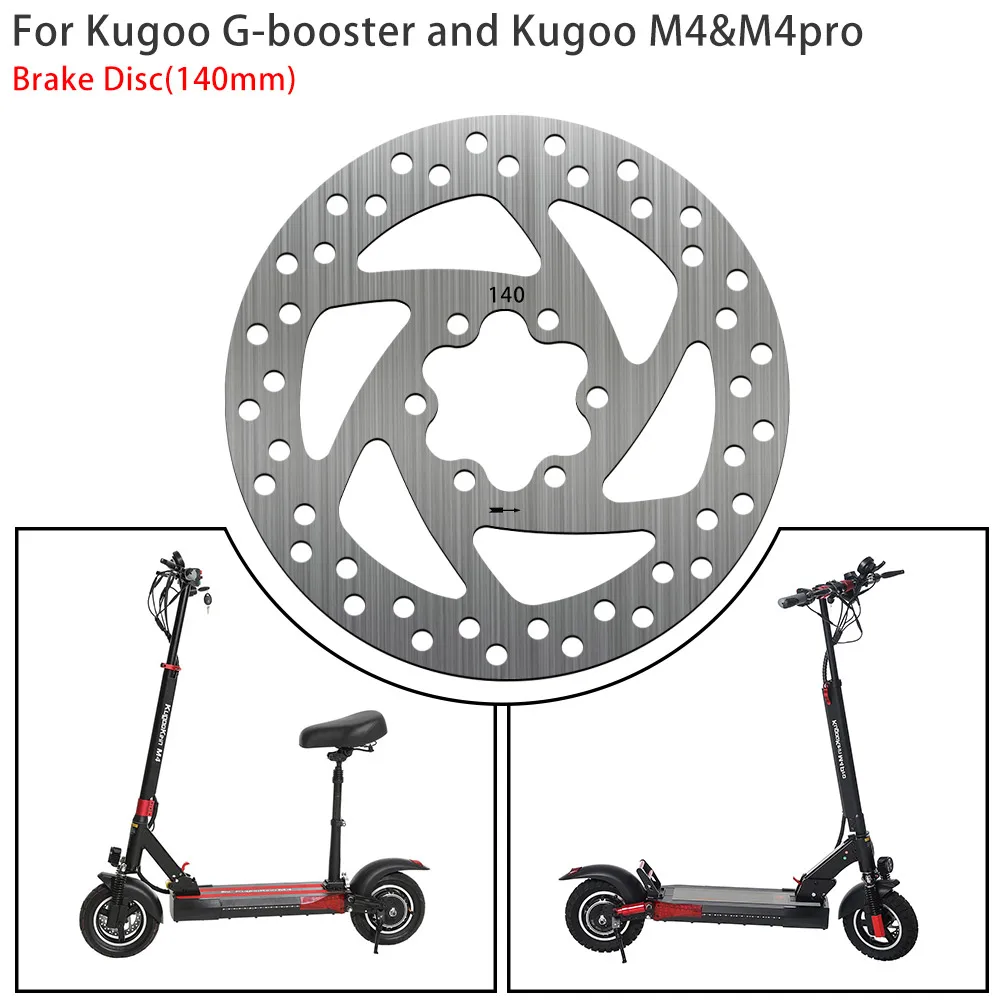 140MM Brake Disc Rotor Pad For Kugoo M4&M4pro/For Kugoo G-booster Electric Scooter Brake Disc Rear Wheel Disc Rotor Pads