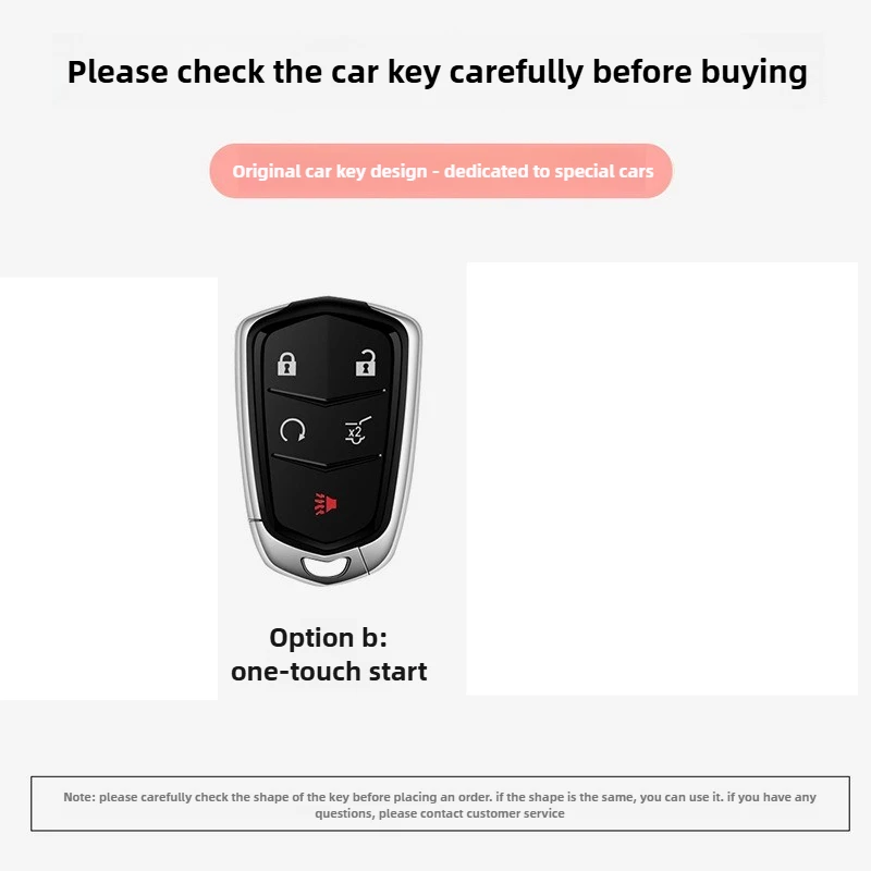 تصميم سوار أكريليك لحافظة حماية المفاتيح النسائية مناسبة لكاديلاك Xt5/xt4/xt6/atsl/ct6/xts #5