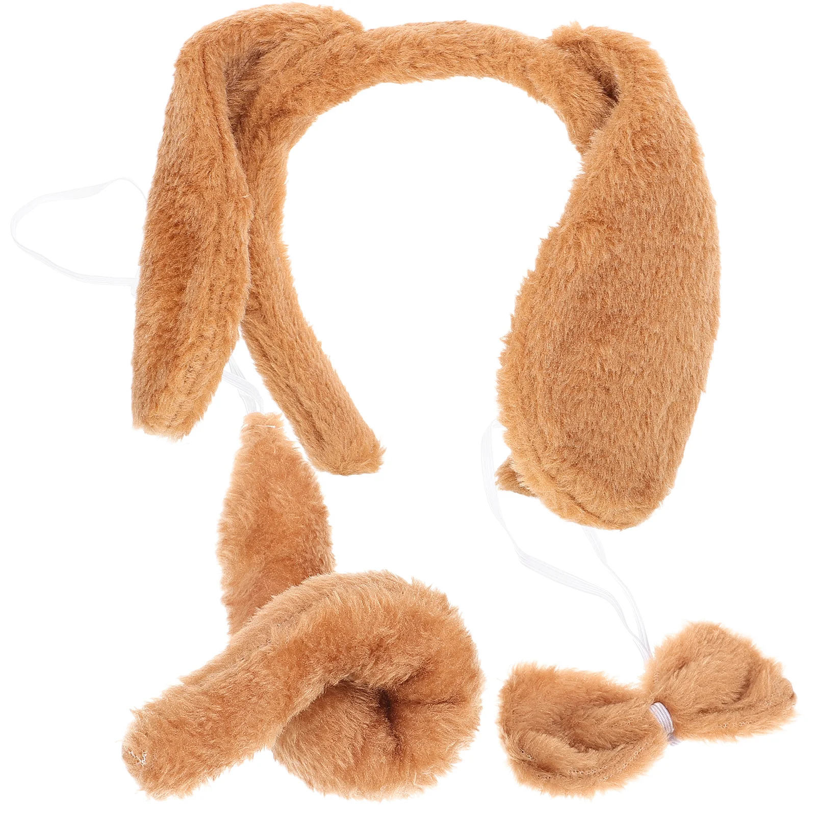 Plush Dog Tail Headbands Animals Cosplay Props Tails Kids Accessories Ears Prom Child