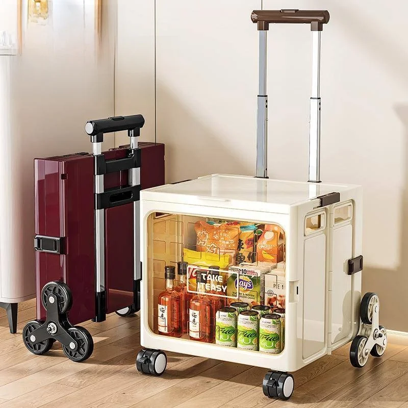 portable-folding-shopping-cart-vegetable-buying-small-trolley-home-use-cargo-pulling-lightweight-stackable-grocery-cart