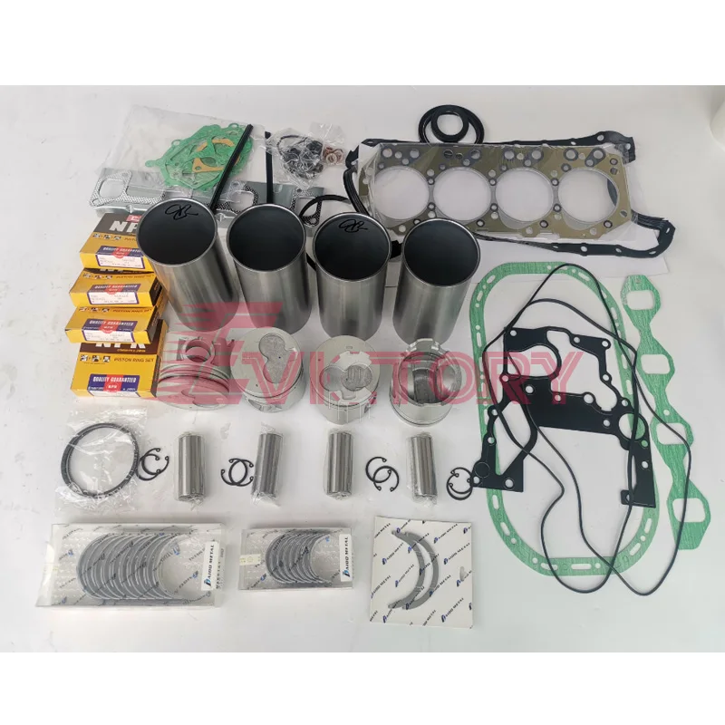 

For forklift ISUZU DA120 rebuild kit piston ring cylinder liner gasket bearing