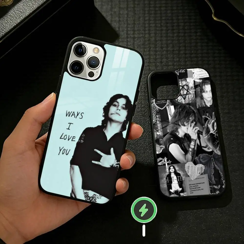 

V-Ville H-HIM V-Valo Emery Phone Case For iPhone 17/16/15/14/13/12/Plus/Pro/Max for Magnetic Wireless Charging