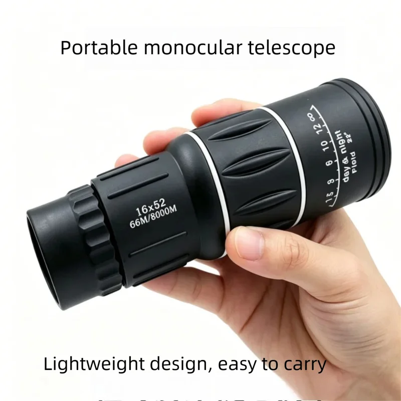 

16X52 HD Monocular Telescope High Power Dual Focus Portable Optical Scope for Outdoor Bird Watching Concert Camping Travel