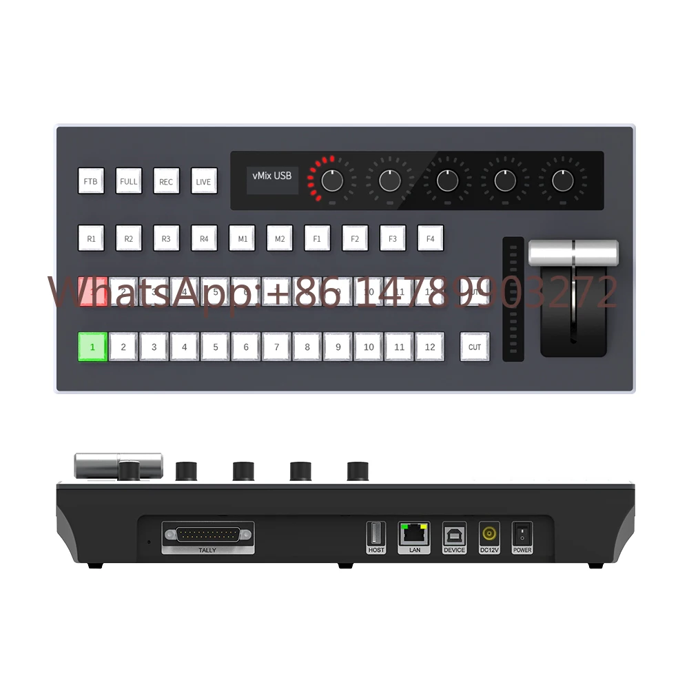 

JJTS KD50V BMD Atem and VMix Software Video Switcher Console Live Streaming,Blackmagic Atem Video Mixer Control Panel