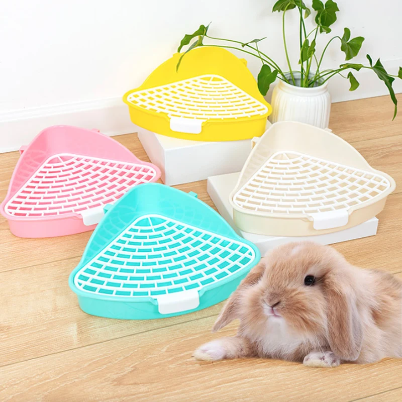 Ferret Potty Toilet Bunny Toilet Box Extra Large Litter Box Rabbit Potty Indoor Rabbit Cage Rabbit Toilet Tray Hamster Sand Bath