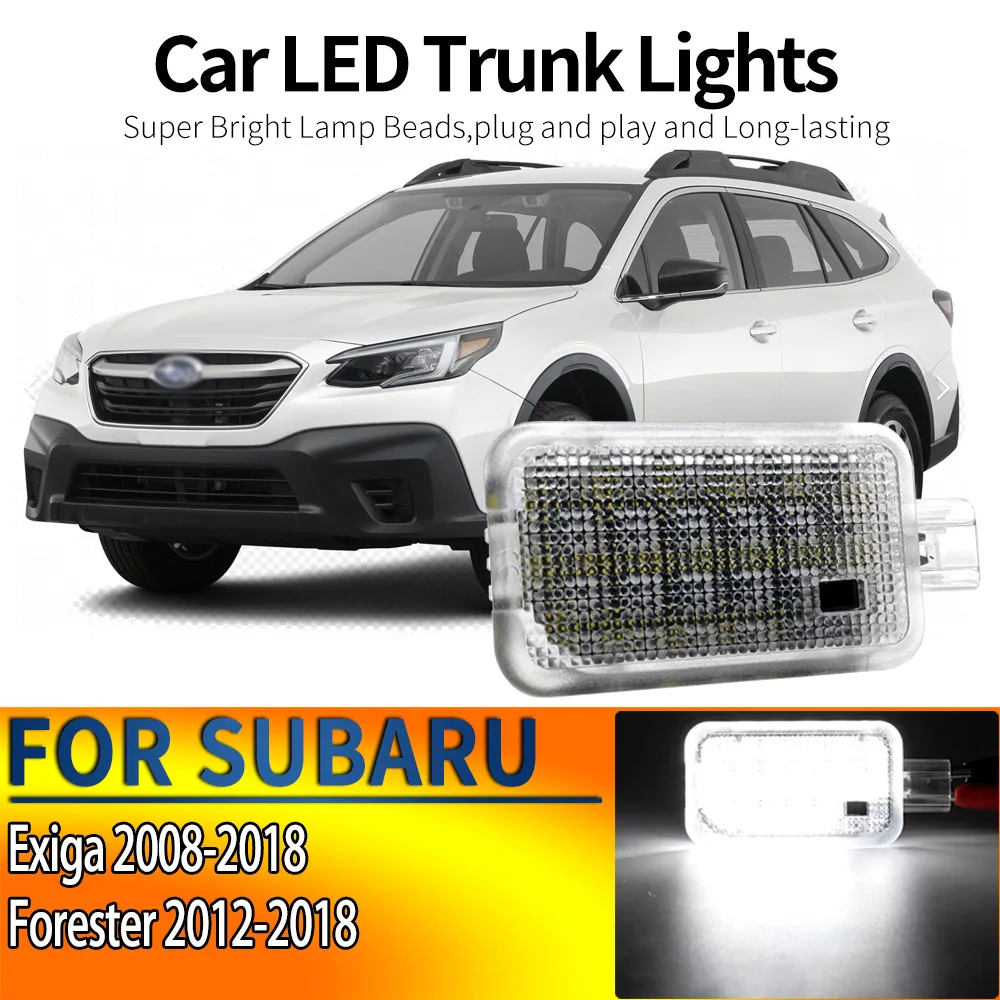 1Pcs Car LED Trunk Boot Lamps Luggage Compartment Light Assembly Courtesy Lights For Subaru Exiga 2008-2018 Forester 2012-2018