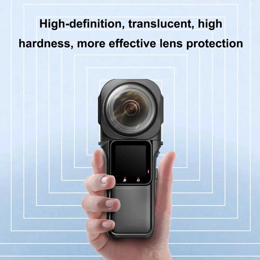 

2Pcs Lens Guard Film Transparent Professional Sports Camera Oil-proof Dust-proof Protection Protector Part Accessories