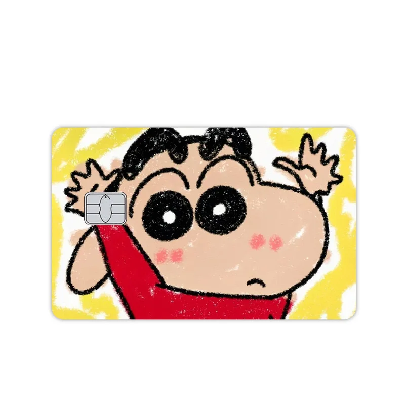 kawaii figure Anime Poker Sticker Film Tape Skin for Credit Card Debit Card Cartoon Waterproof Stickers Small Chip