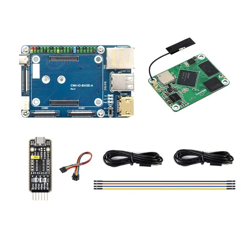AA08-Core3566 Module Kit With Rockchip RK3566 Quad-Core Processor For Raspberry Pi CM4 US PLUG