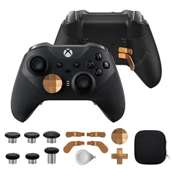 Metal D-Pad Trigger Paddles Replacement Thumbstick for Xbox One Elite Controller Series 2 Parts Repair Kit Accessories