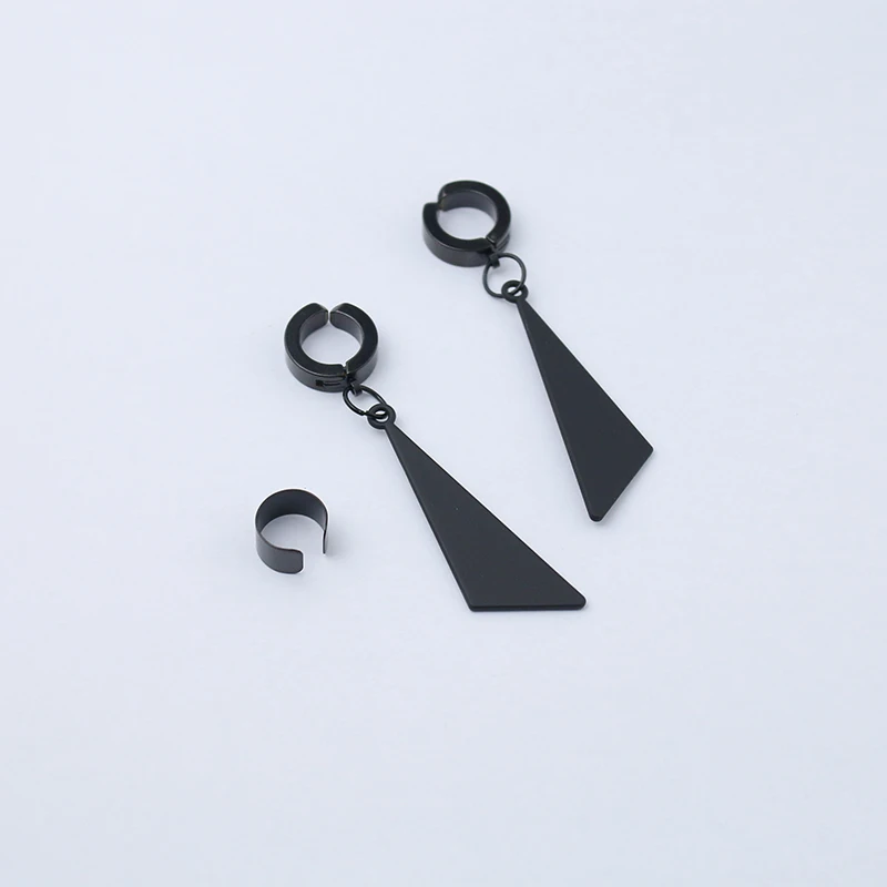 أنيمي بانج حلم تأثيري ياو لو ناي كوس أقراط الأسود قرط كبس مجموعة للرجال النساء خمر الهيب هوب ثقب الأذن مجوهرات الدعائم #6