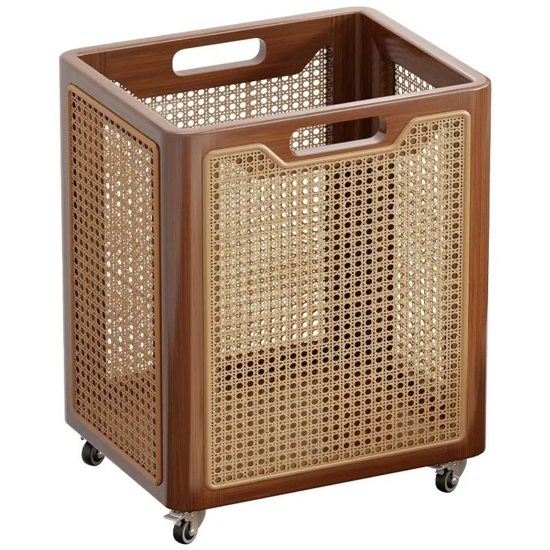 Solid wood yoga mat storage basket sports fitness equipment storage basket household basketball storage rack toy shelf