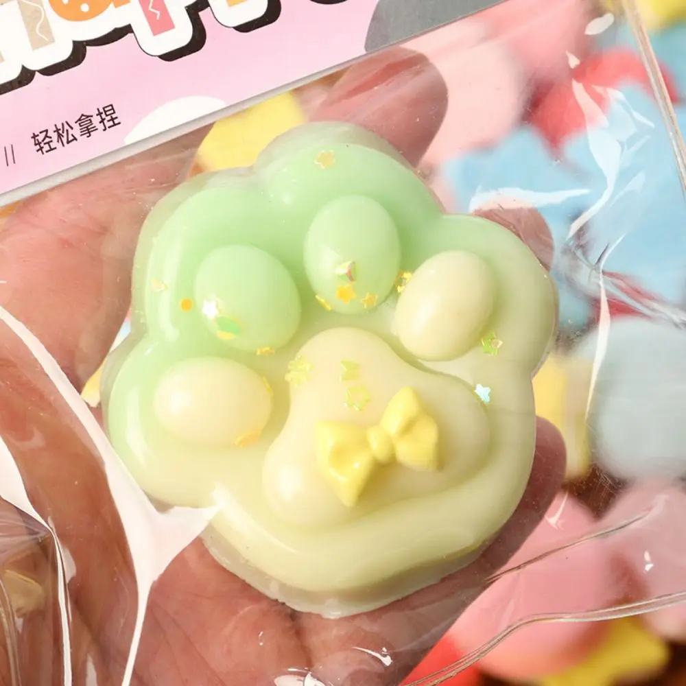 จําลอง Cat PAW Squishy Fidget ของเล่นตุ๊กตาน่ารัก Cat PAW ซิลิโคนช้า Rebound Pinch Decompression ของเล่นความเครียด Release Vent ของเล่น