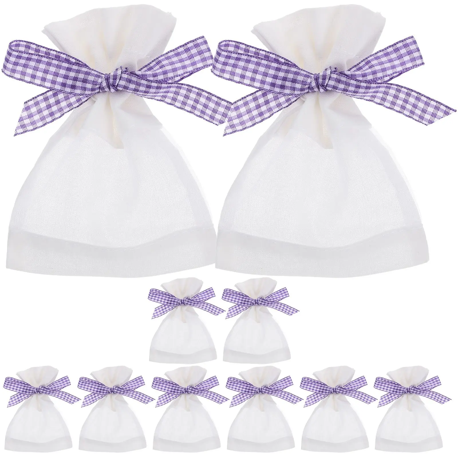 10 Pcs Decorative Sachet Empty Lavender Bags Bags Pouch Empty Sachets Storage Jewelry Gift Breathing Material