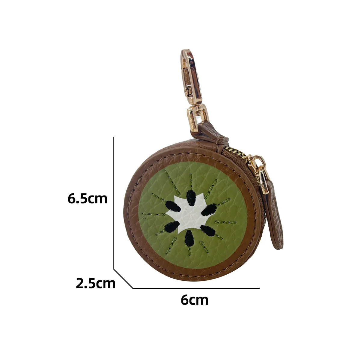 Série de frutas saco de moedas mini pequeno roxo zíper keycain saco charme design luxo walle morango saco acessórios