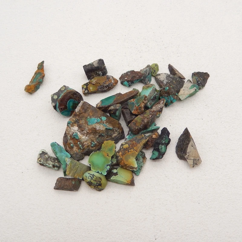 Beautiful Nugget (Rough Sides) Natural Turquoise Raw Material Loose Stone,Turquoise Gemstone Design,Turquoise Wholesale,81g