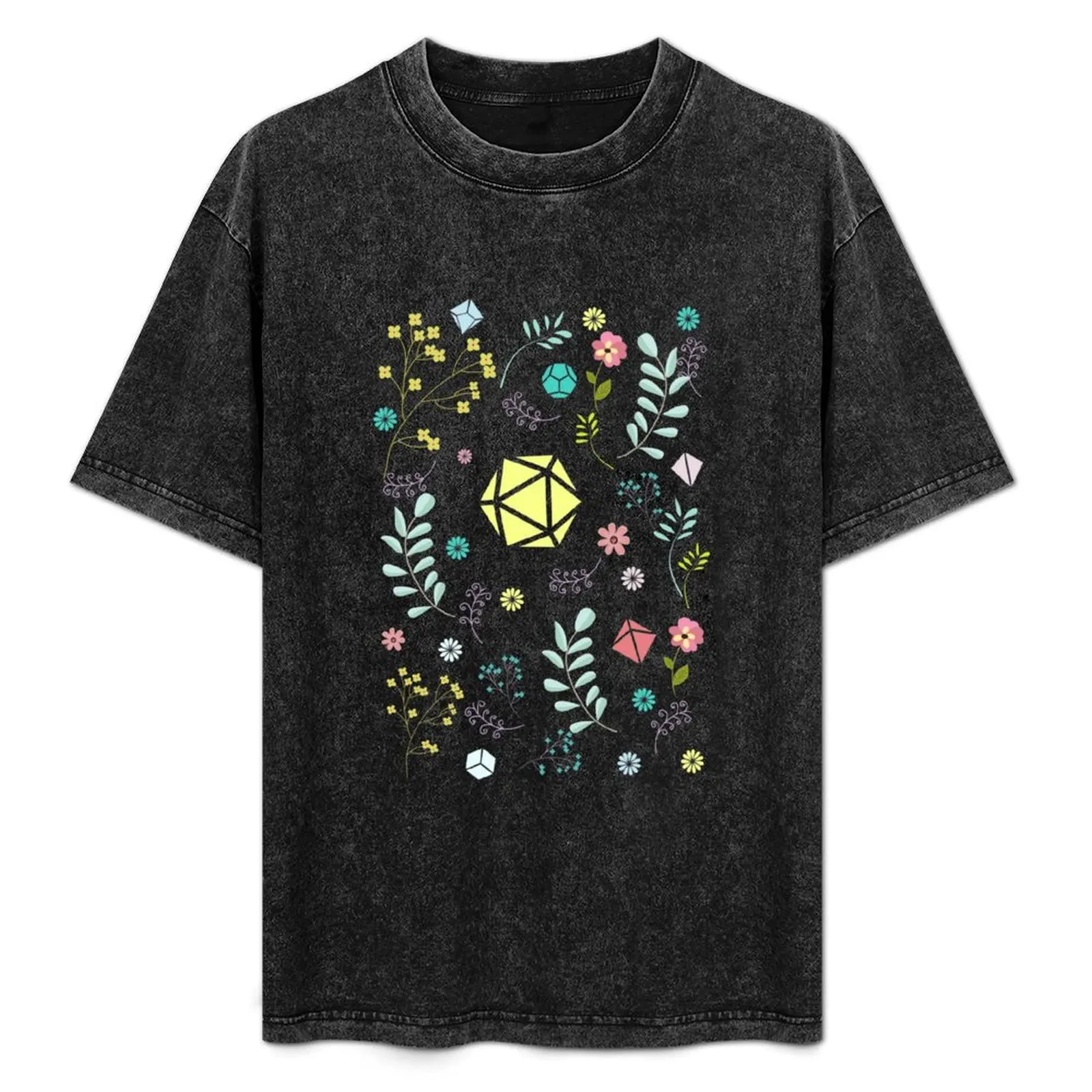 

Flowers and Dice Set T-Shirt UV Protection Outdoor Tee Shirt