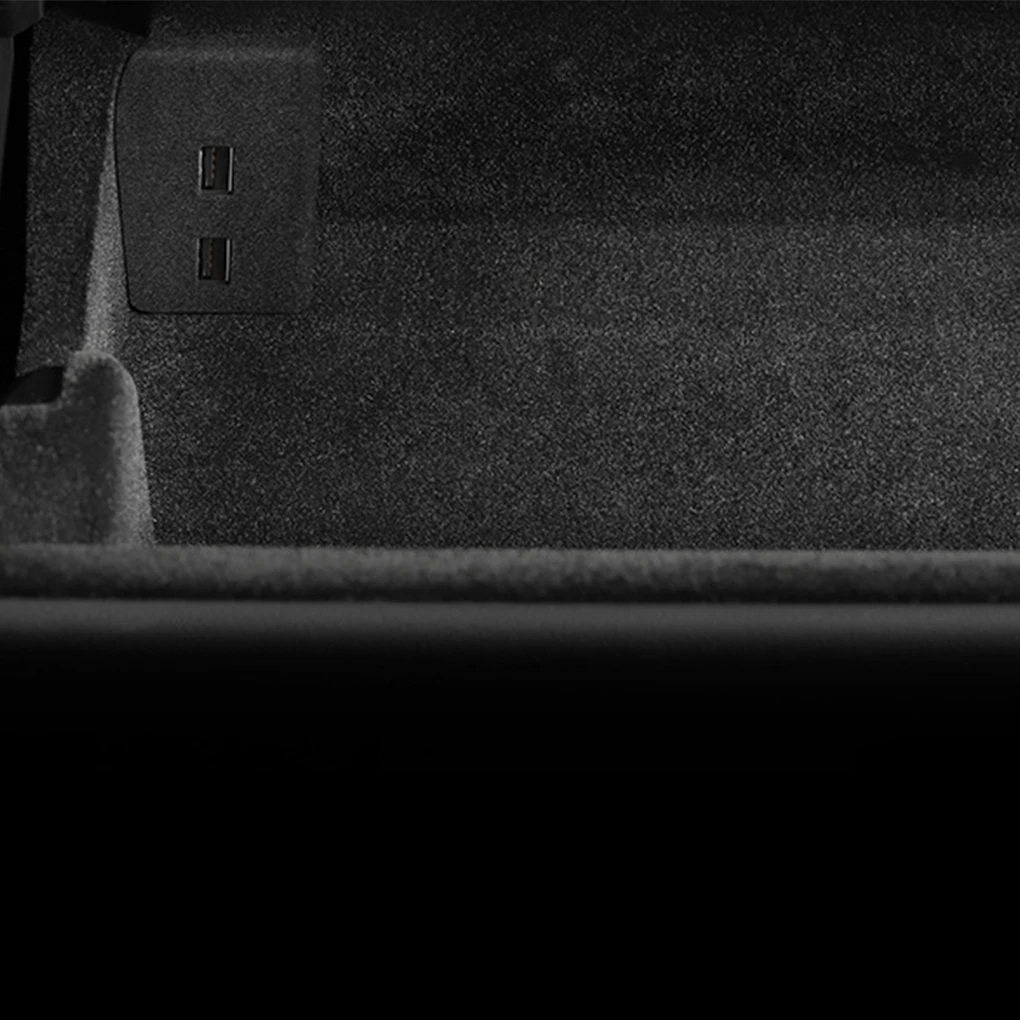 Estación de acoplamiento para guantera, 4 concentradores USB tipo c para Tesla Model3/Y, adaptador de flocado de carga rápida, extensión divisora alimentada