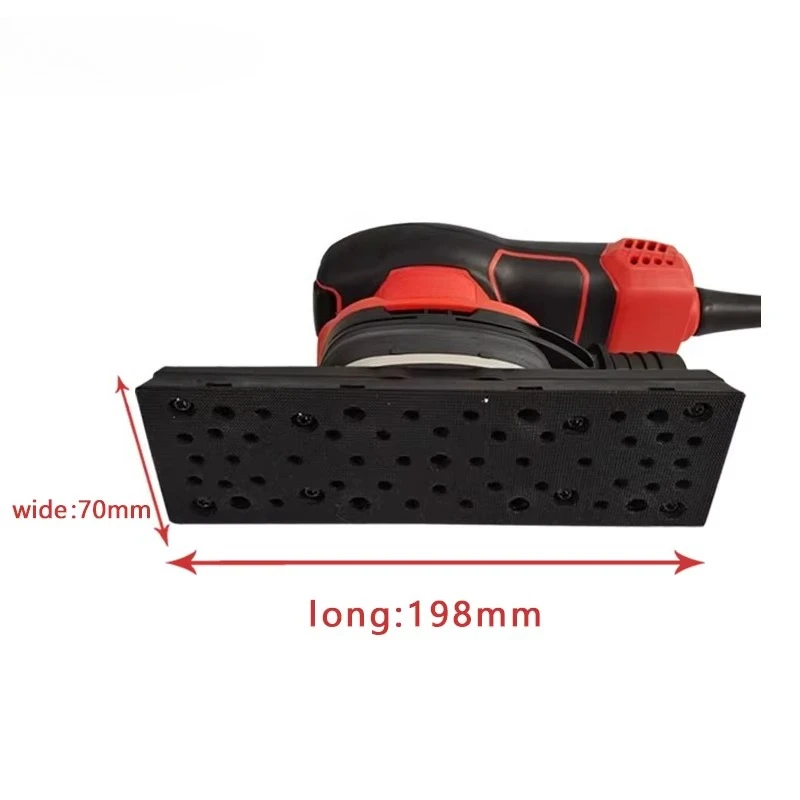 220V 260W  70 * 198mm electric sander square dry grinding car paint putty sander eccentric 3mm