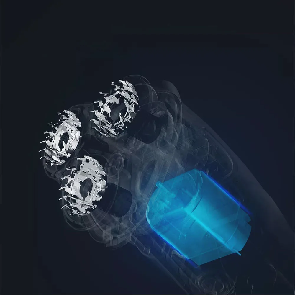 استبدال رأس ماكينة حلاقة كهربائية Enchen-Blackstone ، رؤوس قاطع حلاقة ، شفرة تريب عائمة ثلاثية الأبعاد لـ Enchen ، Blackstone 3