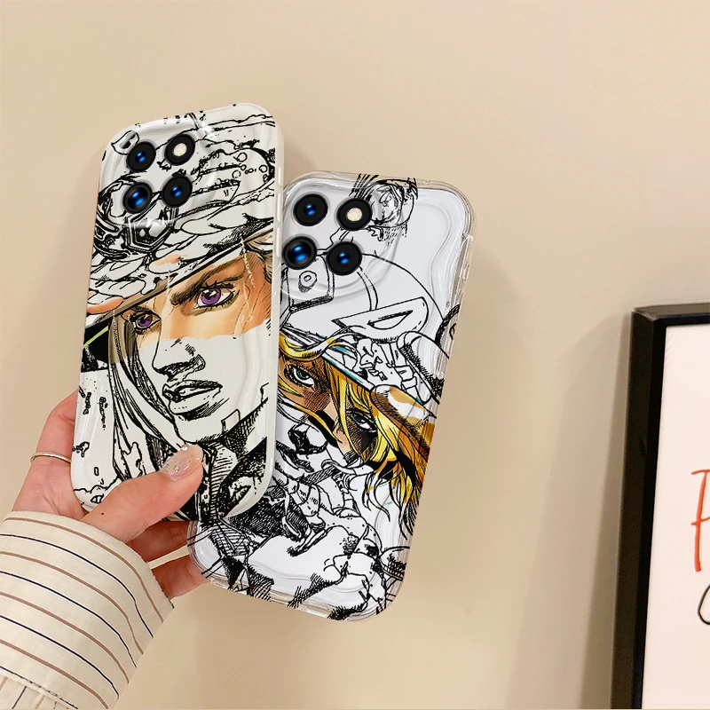 JoJo Steel Ball Run Anime Phone Case For XIAOMI 14 13 12 T Pro 11 Lite Poco F6 F5 F4 F3 X6 X5 X4 X3 GT M3 M4 Pro Dustproof Cover