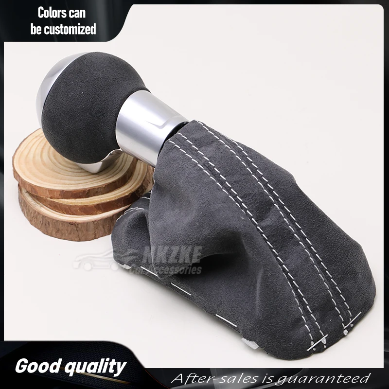 Shift Gear Knob, Suitable For Automatic Shift Lever Of Audi A4 S4 RS4 A5, With Dust Cover S Logo Car Accessories