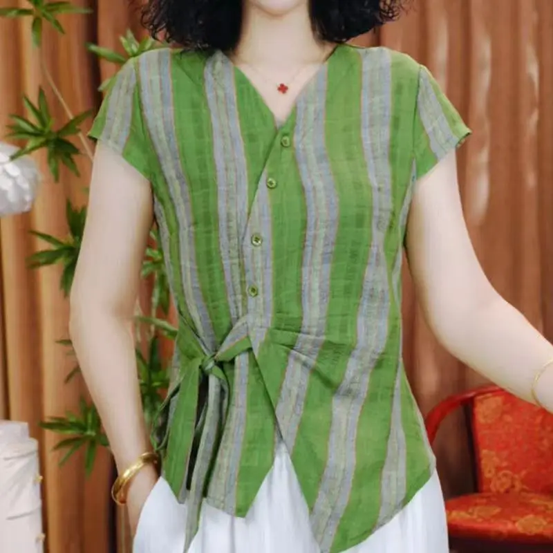 

Top Cardigan New Summer Shirt Fashionable Casual Short-sleeved Shirt