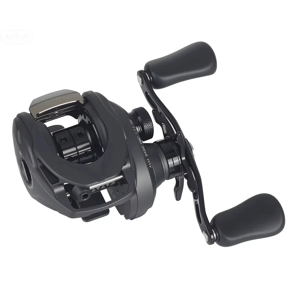 

Катушка для бейткастинга LOONGZE Airlite Low Profile BFS A101DBC-1/MBS, цельнометаллическая, компактная, с магнитным тормозом EM, для финальной ловли на приманку